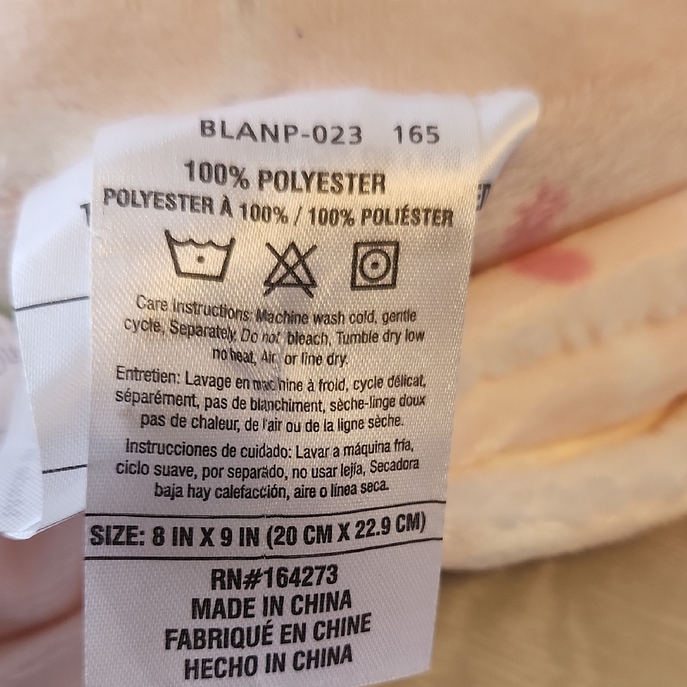 Dream Kids Pink Baby Blanket with Neck Pillow - NWOT - Picture 5 of 5